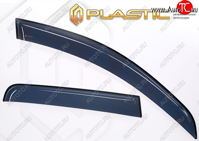 1 869 р. Ветровики дверей CA-Plastic Sollers Atlant автобус (2022-2025) (серия Classic полупрозрачный)  с доставкой в г. Керчь