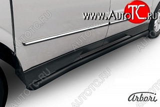 6 749 р. Защита порогов Arbori SSANGYONG Actyon Sport (2012-2025)  с доставкой в г. Керчь