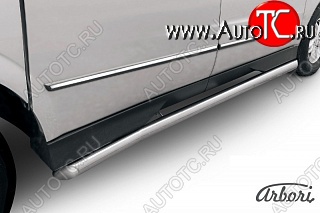 12 869 р. Защита порогов Arbori SSANGYONG Actyon Sport (2012-2025)  с доставкой в г. Керчь
