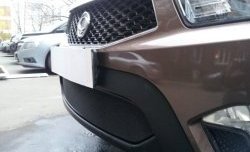 1 469 р. Сетка на бампер Russtal (черная) SSANGYONG Actyon Sport (2012-2025)  с доставкой в г. Керчь. Увеличить фотографию 2