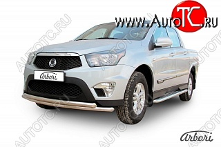 13 949 р. Обвес переднего бампера Arbori SSANGYONG Actyon Sport (2012-2025)  с доставкой в г. Керчь