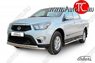 14 579 р. Обвес переднего бампера Arbori SSANGYONG Actyon Sport (2012-2025)  с доставкой в г. Керчь