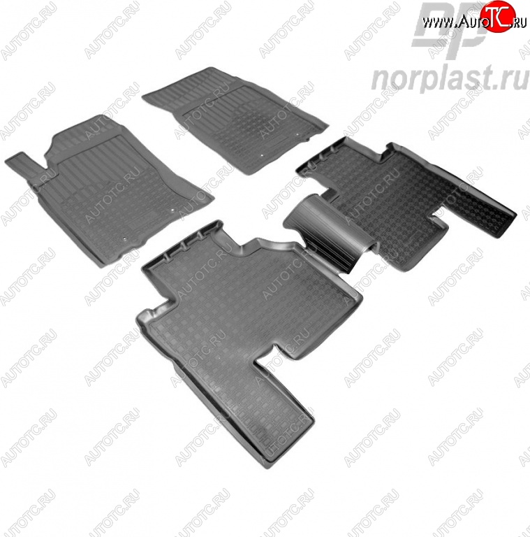 2 569 р. Комплект ковриков в салон Norplast  SSANGYONG Actyon Sport (2012-2025)  с доставкой в г. Керчь