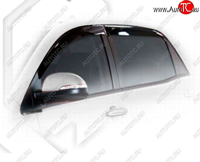 2 299 р. Дефлектора окон CA-Plastic SSANGYONG Actyon дорестайлинг (2010-2013) (Classic полупрозрачный)  с доставкой в г. Керчь