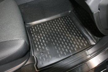 2 799 р. Коврики в салон Element 4 шт. (полиуретан) SSANGYONG Actyon Sport (2012-2025)  с доставкой в г. Керчь. Увеличить фотографию 2
