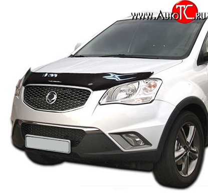 2 879 р. Дефлектор капота NovLine SSANGYONG Actyon дорестайлинг (2010-2013)  с доставкой в г. Керчь