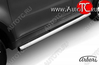 12 509 р. Защита порогов Arbori SSANGYONG Actyon дорестайлинг (2010-2013)  с доставкой в г. Керчь