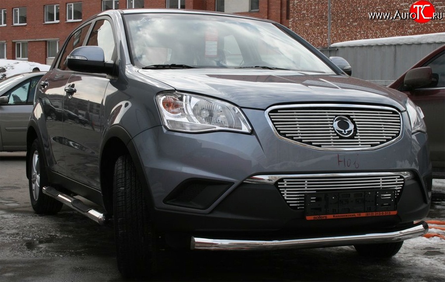 8 729 р. Декоративная вставка воздухозаборника Novline SSANGYONG Actyon дорестайлинг (2010-2013)  с доставкой в г. Керчь