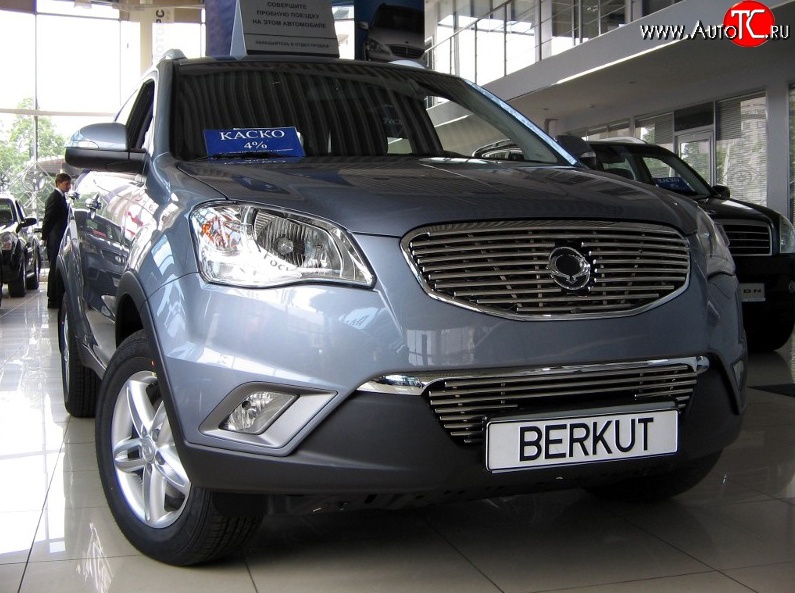 4 799 р. Декоративная вставка воздухозаборника Berkut SSANGYONG Actyon дорестайлинг (2010-2013)  с доставкой в г. Керчь