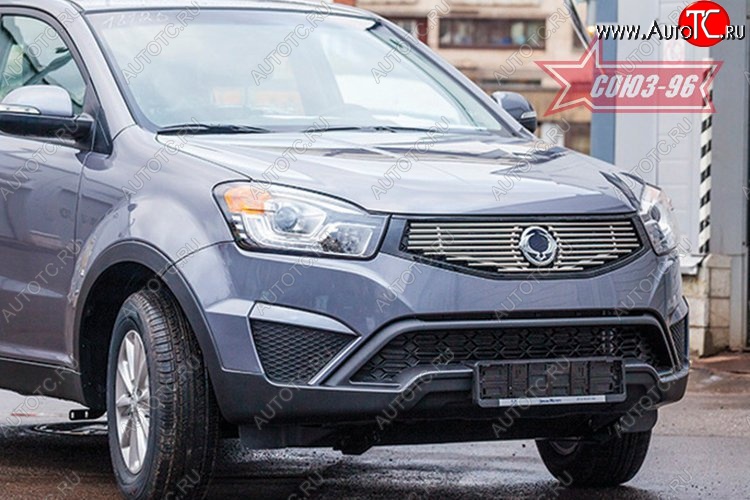 8 819 р. Декоративные элементы решетки радиатора Souz-96 (d10) SSANGYONG Actyon рестайлинг (2013-2021)  с доставкой в г. Керчь