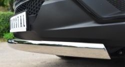 11 599 р. Защита переднего бампера (Ø75х42 мм, нержавейка) Russtal SSANGYONG Actyon дорестайлинг (2010-2013)  с доставкой в г. Керчь. Увеличить фотографию 3
