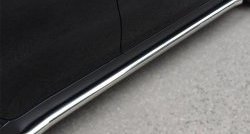 70 999 р. Защита порогов из круглой трубы диаметром 63 мм Russtal SSANGYONG Actyon дорестайлинг (2010-2013) (Защита порогов с со скосами на торцах (вариант 1))  с доставкой в г. Керчь. Увеличить фотографию 2