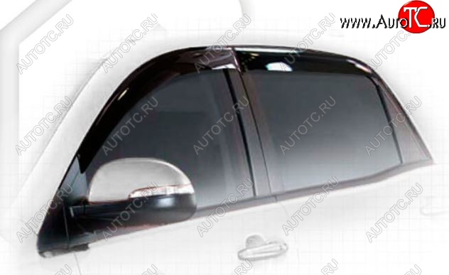 2 159 р. Дефлектора окон CA-Plastiс  SSANGYONG Korando  3 (2010-2025) дорестайлинг (Classic полупрозрачный)  с доставкой в г. Керчь