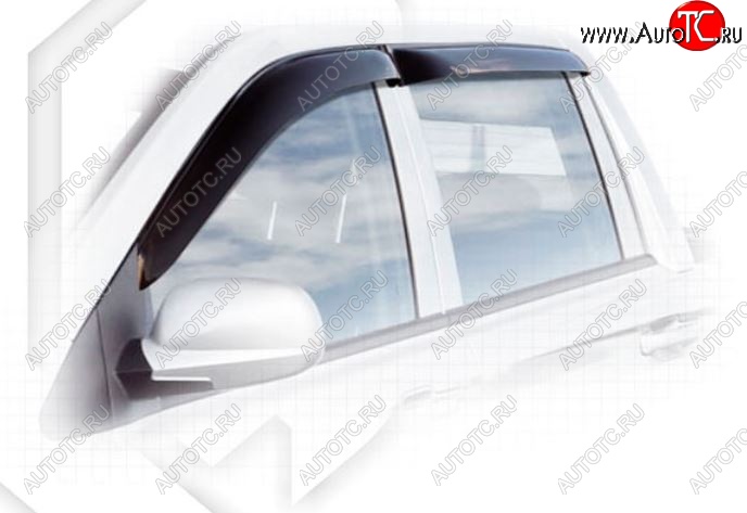 2 079 р. Дефлектора окон CA-Plastiс  SSANGYONG Korando  Sports (2012-2025) (Classic полупрозрачный, Без хром.молдинга)  с доставкой в г. Керчь