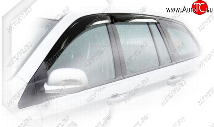 2 969 р. Дефлектора окон CA-Plastiс SSANGYONG Kyron рестайлинг (2007-2016) (Classic полупрозрачный, Без хром.молдинга)  с доставкой в г. Керчь
