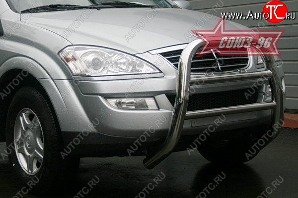 17 504 р. Защита переднего бампера Souz-96 (d76) SSANGYONG Kyron дорестайлинг (2005-2007)  с доставкой в г. Керчь