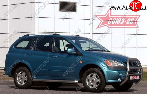 16 064 р. Защита переднего бампера Souz-96 (d76) SSANGYONG Kyron дорестайлинг (2005-2007)  с доставкой в г. Керчь