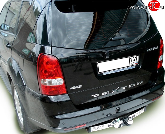 10 699 р. Фаркоп Лидер Плюс (с нерж. пластиной) SSANGYONG Kyron рестайлинг (2007-2016) (Без электропакета)  с доставкой в г. Керчь