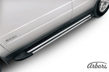12 509 р. Порожки для ног Arbori Luxe Black SSANGYONG Kyron рестайлинг (2007-2016)  с доставкой в г. Керчь. Увеличить фотографию 2