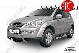 23 939 р. Защита переднего бампера Arbori SSANGYONG Kyron рестайлинг (2007-2016)  с доставкой в г. Керчь