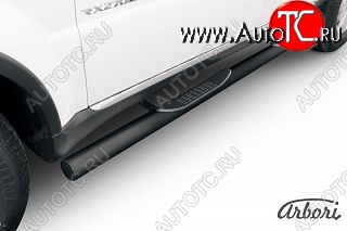7 649 р. Защита порогов Arbori SSANGYONG Rexton Y290 (2012-2017)  с доставкой в г. Керчь