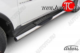14 579 р. Защита порогов Arbori SSANGYONG Rexton Y290 (2012-2017)  с доставкой в г. Керчь