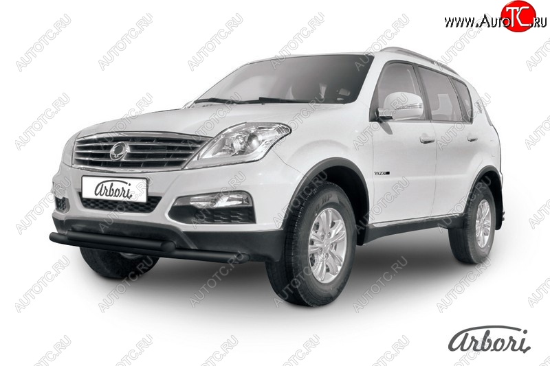 7 469 р. Обвес переднего бампера Arbori SSANGYONG Rexton Y290 (2012-2017)  с доставкой в г. Керчь