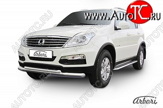 14 219 р. Обвес переднего бампера Arbori SSANGYONG Rexton Y290 (2012-2017)  с доставкой в г. Керчь