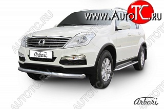 12 689 р. Обвес переднего бампера Arbori SSANGYONG Rexton Y290 (2012-2017)  с доставкой в г. Керчь
