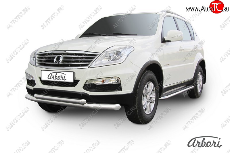 15 749 р. Обвес переднего бампера Arbori SSANGYONG Rexton Y290 (2012-2017)  с доставкой в г. Керчь