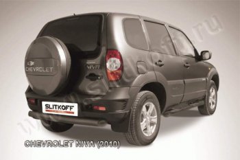 Защита задняя Slitkoff SSANGYONG Rexton  Y290 (2012-2017)