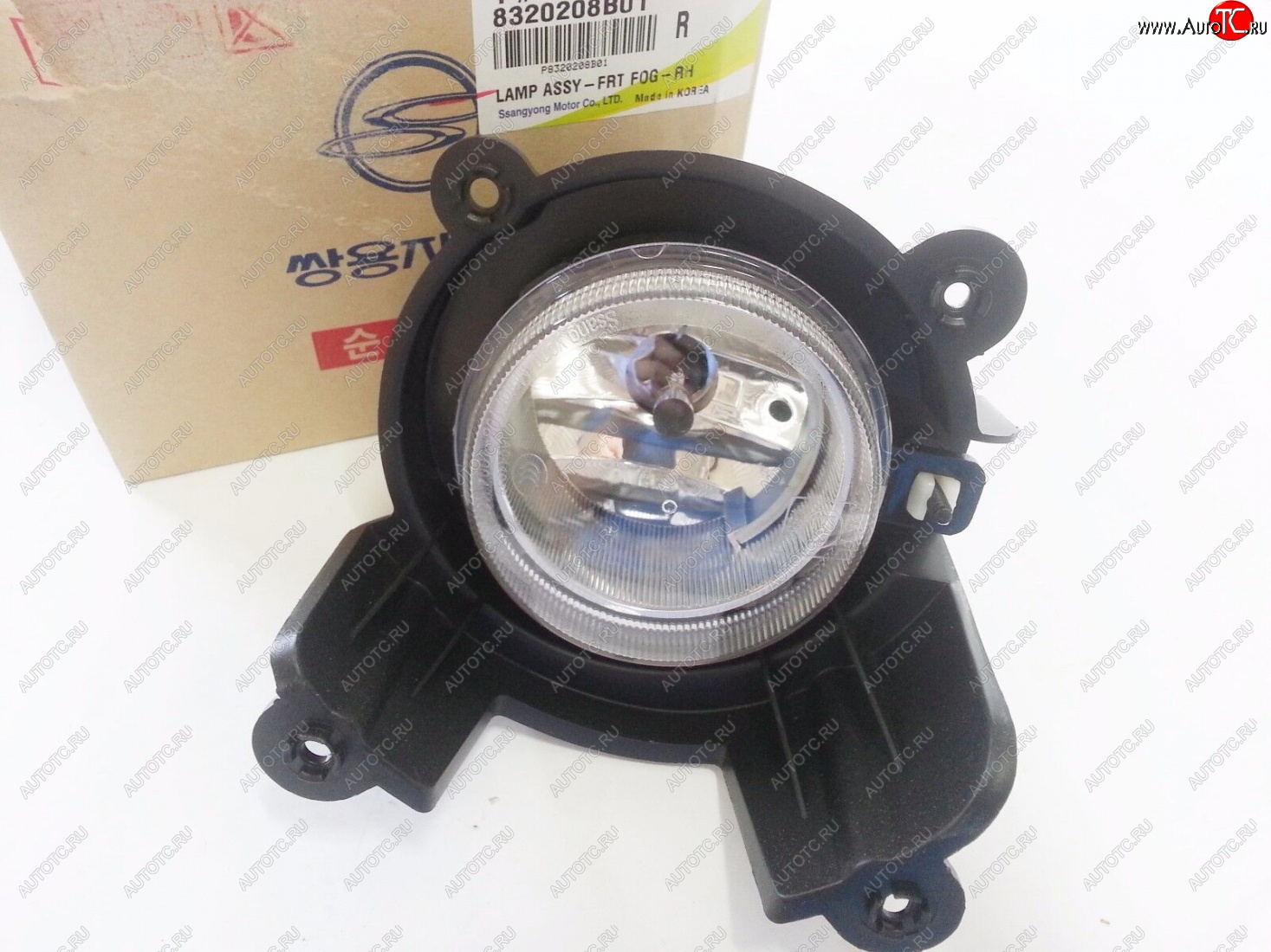 5 749 р. Противотуманная правая фара Оригинал SSANGYONG Rexton Y250 (2006-2012)  с доставкой в г. Керчь