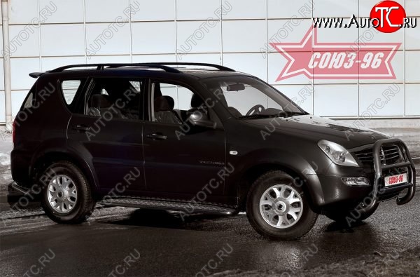 15 749 р. Защита переднего бампера Souz-96 (d76) SSANGYONG Rexton Y200 (2001-2006)  с доставкой в г. Керчь