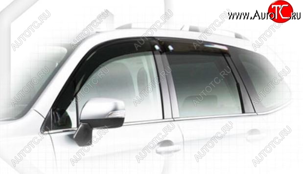 1 999 р. Дефлектора окон CA-Plastiс Subaru Forester SJ рестайлинг (2016-2019) (Classic полупрозрачный, Без хром.молдинга)  с доставкой в г. Керчь