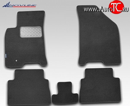 2 429 р. Комплект ковриков в салон Element 5 шт. (текстиль) Subaru Forester SJ дорестайлинг (2012-2016)  с доставкой в г. Керчь