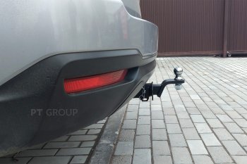 15 099 р. Фаркоп Petroil Tuning (съемный квадрат) Subaru Forester SJ дорестайлинг (2012-2016)  с доставкой в г. Керчь. Увеличить фотографию 5