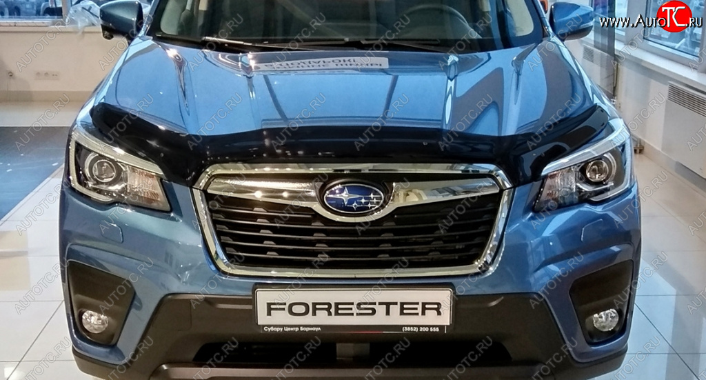 3 299 р. Дефлектор капота SIM Subaru Forester SK/S14 дорестайлинг (2018-2021) с доставкой в г. Керчь Увеличить фотографию 1 3 299 р. Дефлектор капота SIM Subaru Forester SK/S14 дорестайлинг (2018-2021) с доставкой в г. Керчь