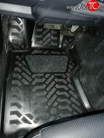 2 199 р. Коврики салона Aileron (3D с подпятником)  Subaru Forester  SK/S14 (2018-2021) дорестайлинг  с доставкой в г. Керчь
