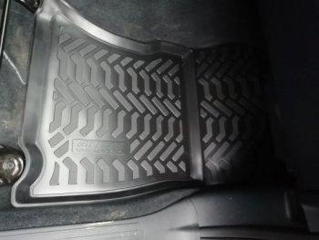2 199 р. Коврики салона Aileron (3D с подпятником)  Subaru Forester  SK/S14 (2018-2021) дорестайлинг  с доставкой в г. Керчь. Увеличить фотографию 2