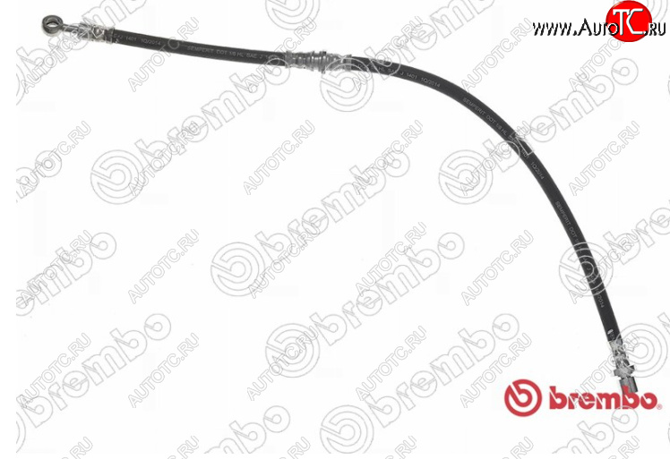 2 659 р. Правый передний тормозной шланг BREMBO Subaru Forester SF дорестайлинг (1997-2000)  с доставкой в г. Керчь