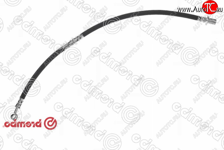 2 659 р. Правый задний тормозной шланг BREMBO Subaru Forester SF дорестайлинг (1997-2000)  с доставкой в г. Керчь