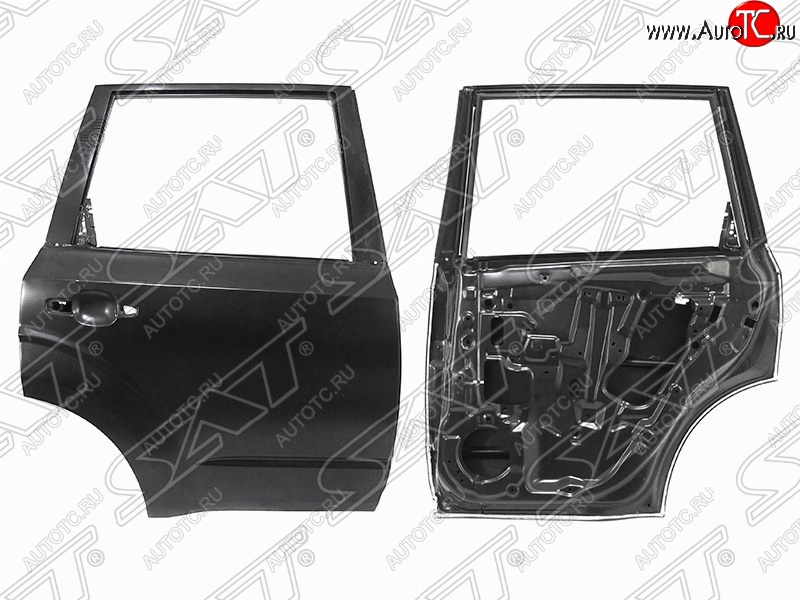 14 449 р. Правая дверь задняя SAT Subaru Forester SH (2008-2013) (Неокрашенная)  с доставкой в г. Керчь