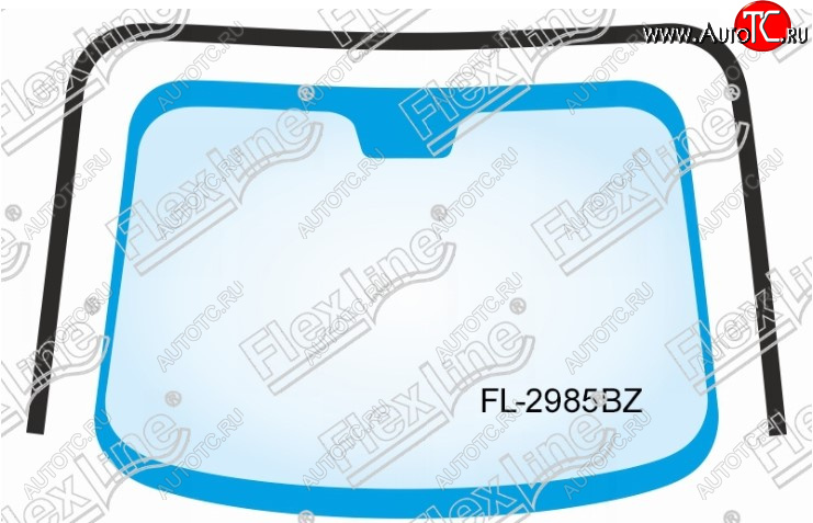 2 599 р. Молдинг лобового стекла FlexLine Subaru Forester SH (2008-2013)  с доставкой в г. Керчь