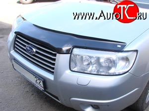 2 389 р. Дефлектор капота NovLine Subaru Forester SG дорестайлинг (2002-2005)  с доставкой в г. Керчь