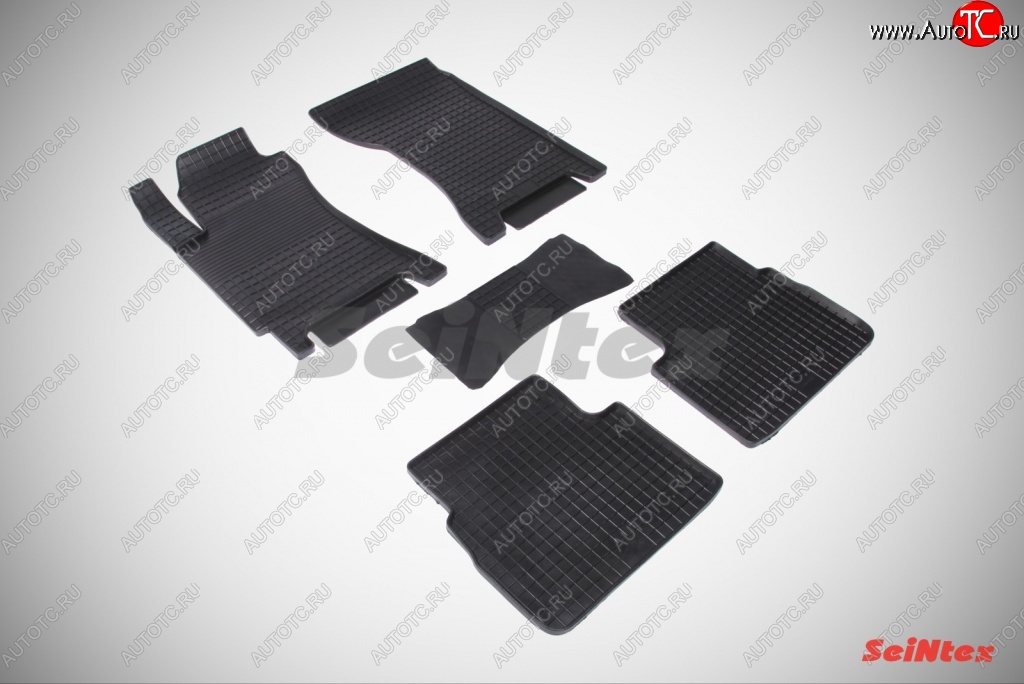 3 269 р. Износостойкие коврики в салон Seintex - Сетка Subaru Forester SG дорестайлинг (2002-2005)  с доставкой в г. Керчь