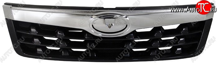 10 199 р. Решётка радиатора (рестайлинг) SAT  Subaru Forester  SH (2008-2013) (Неокрашенная)  с доставкой в г. Керчь
