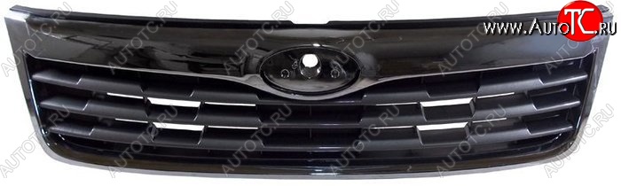 6 699 р. Решётка радиатора (до рестайлинг) SAT  Subaru Forester  SH (2008-2013) (Неокрашенная)  с доставкой в г. Керчь