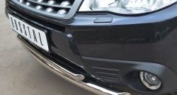 18 399 р. Защита переднего бампера (2 трубыØ63 и 42 мм, нержавейка) SLITKOFF  Subaru Forester  SH (2008-2013)  с доставкой в г. Керчь. Увеличить фотографию 4