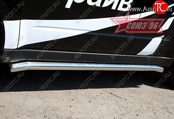 12 239 р. Защита порогов Souz-96 (d60) Subaru Forester SH (2008-2013)  с доставкой в г. Керчь