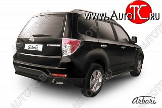 7 019 р. Защита заднего бампера Arbori Subaru Forester SH (2008-2013)  с доставкой в г. Керчь